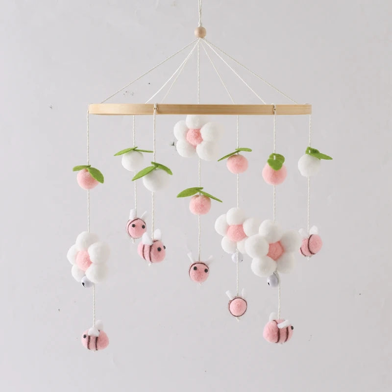 Wooden Baby Crib Mobile