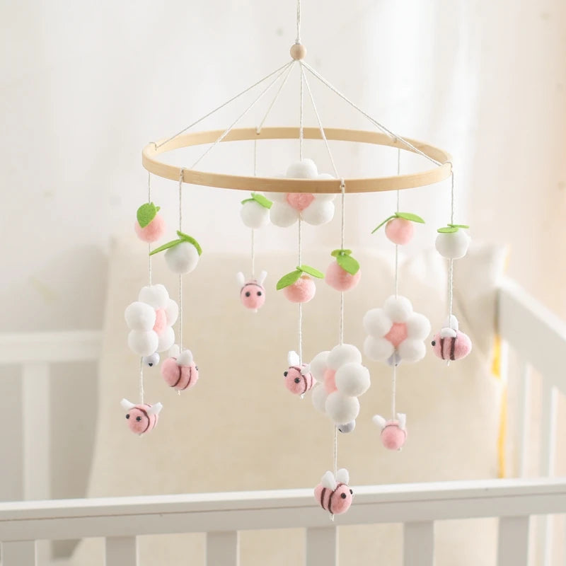 Wooden Baby Crib Mobile