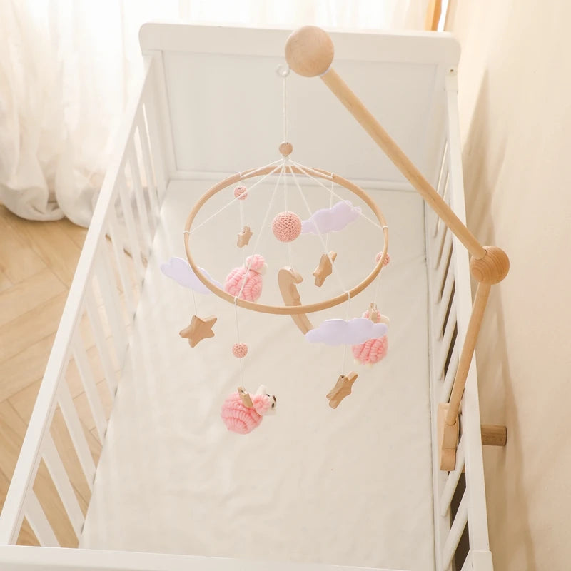 Wooden Baby Crib Mobile