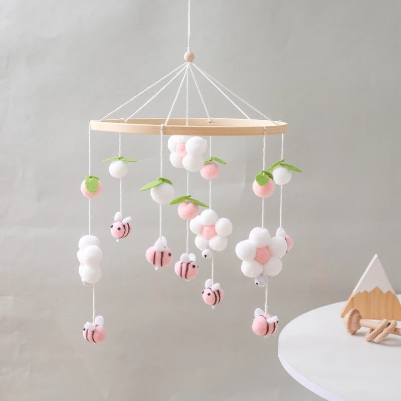 Wooden Baby Crib Mobile