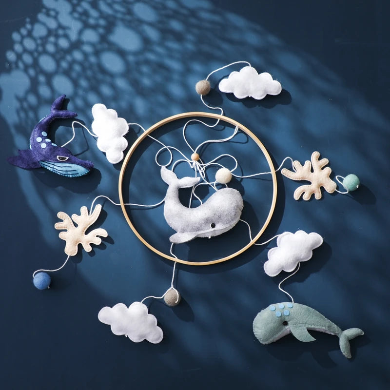 Wooden Baby Crib Mobile