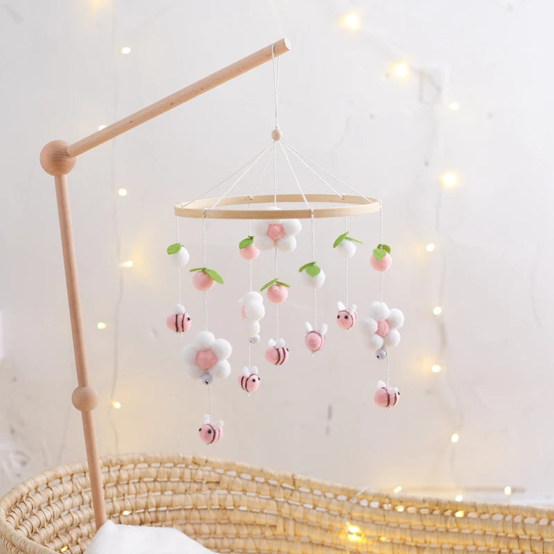 Wooden Baby Crib Mobile