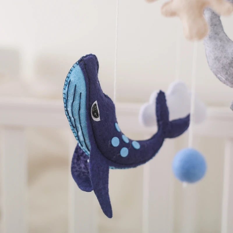 Wooden Baby Crib Mobile
