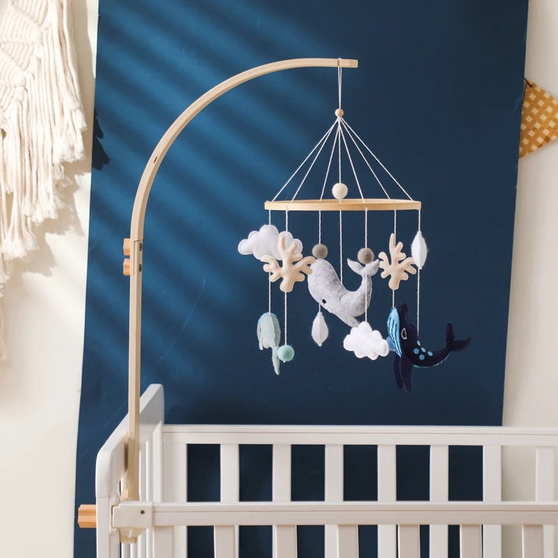 Wooden Baby Crib Mobile