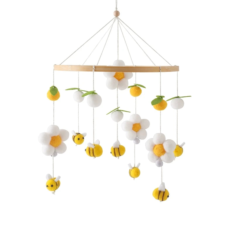 Wooden Baby Crib Mobile