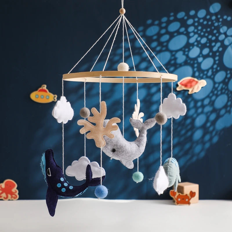 Wooden Baby Crib Mobile