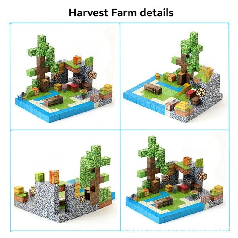 Magnetic Famous Scenes Building Kit