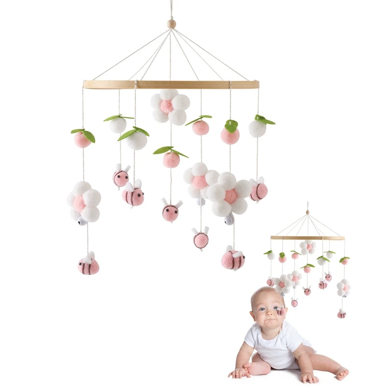 Wooden Baby Crib Mobile