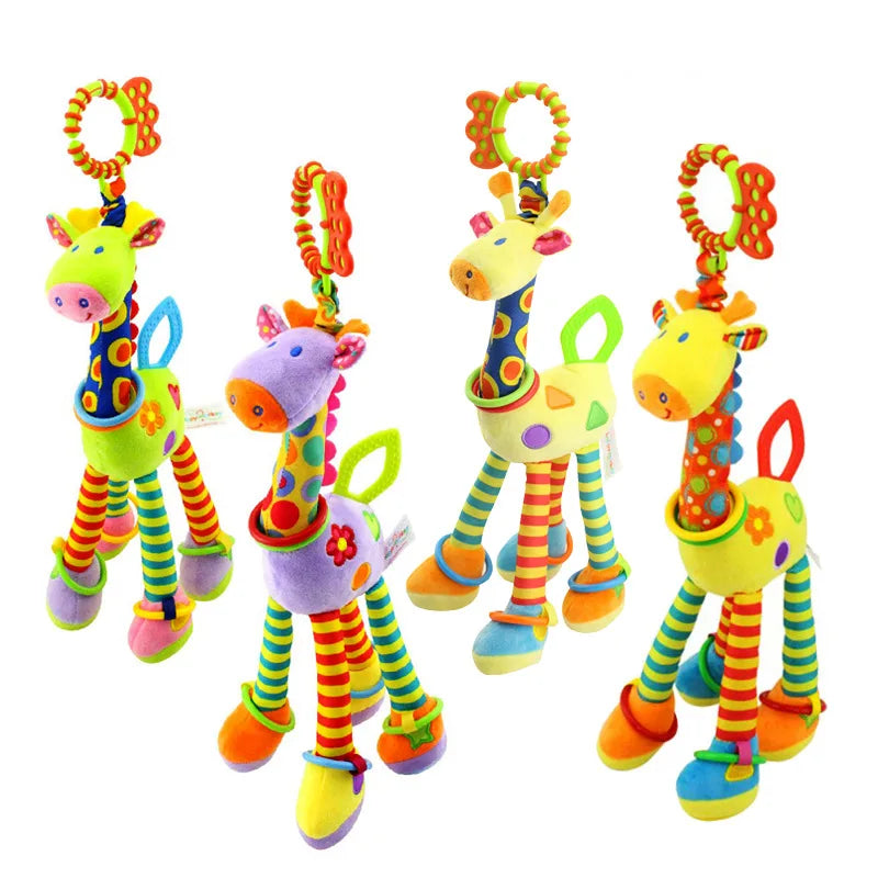 Soft & Cute Giraffe Rattle Toy