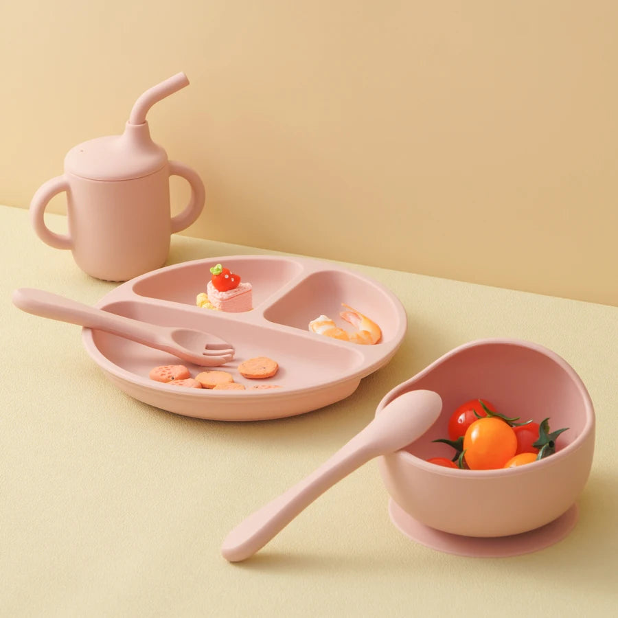 BPA-Free Silicone Baby Feeding Set