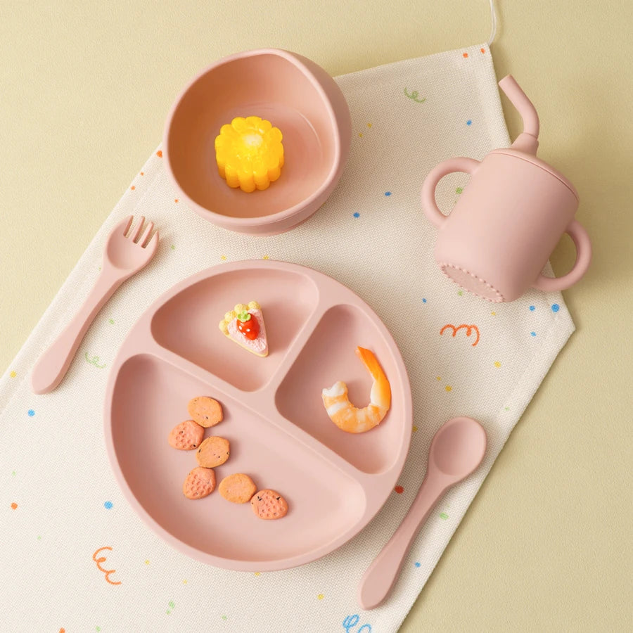 BPA-Free Silicone Baby Feeding Set