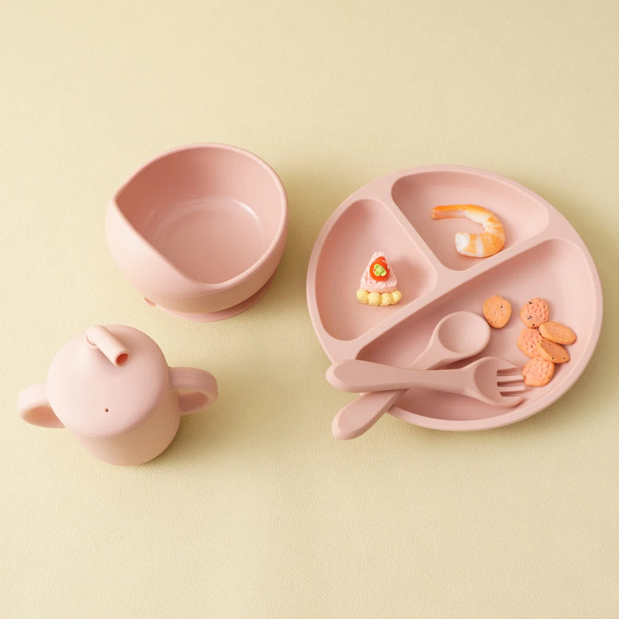 BPA-Free Silicone Baby Feeding Set