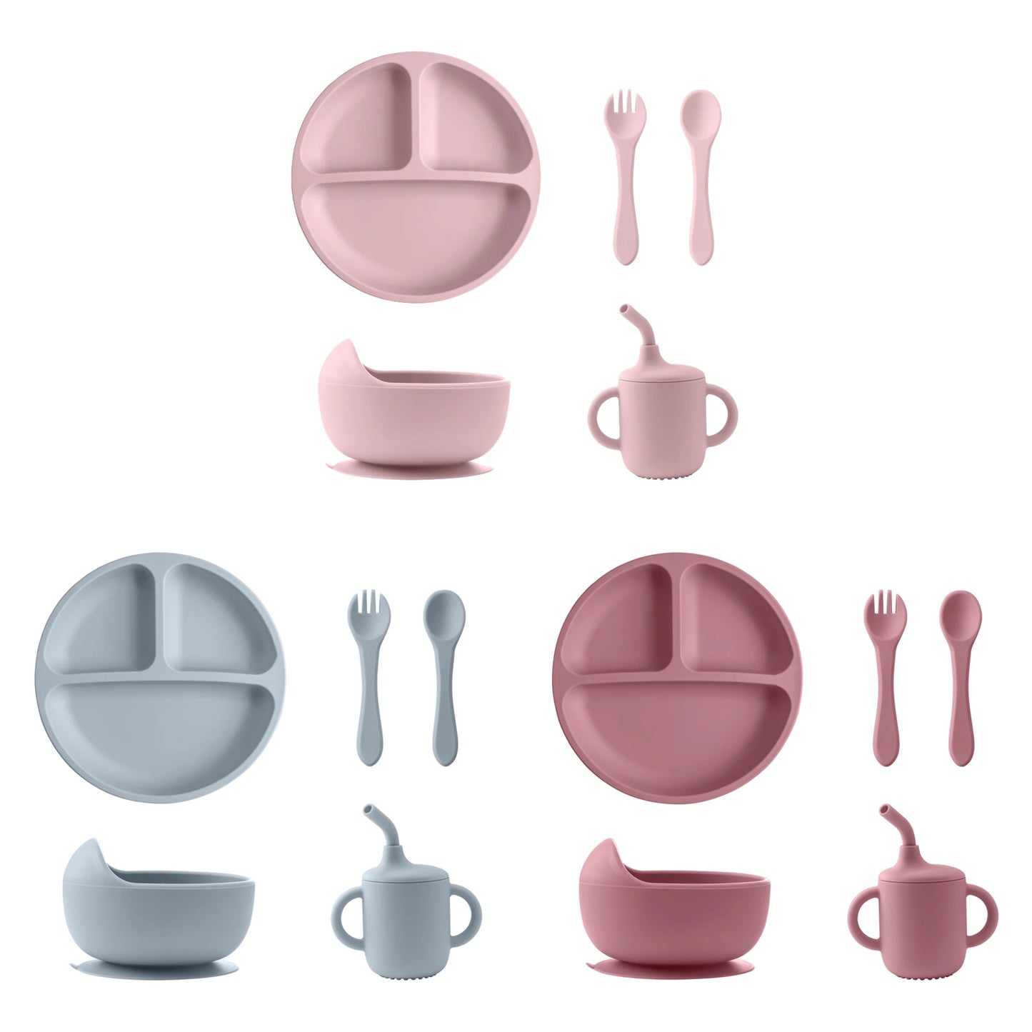 BPA-Free Silicone Baby Feeding Set