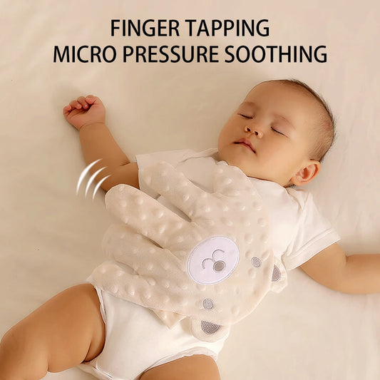 Soothing Baby Sleep Aid Pillow with Calming Palms & Remote Control