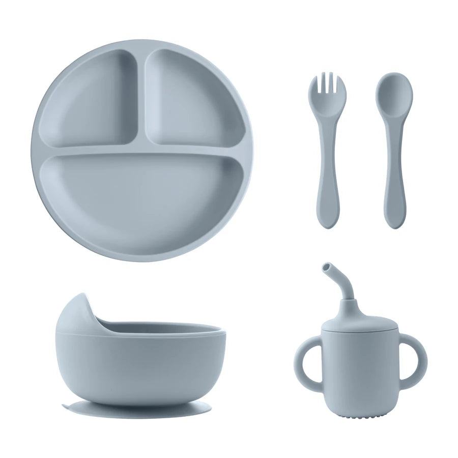 BPA-Free Silicone Baby Feeding Set