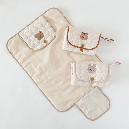 Foldable Waterproof Diaper Changing Pad for Newborns