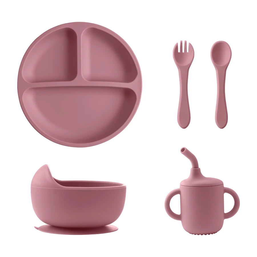 BPA-Free Silicone Baby Feeding Set
